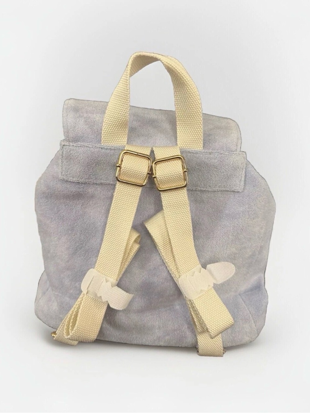 NWT Stoney Clover Lane Terrycloth Backpack in High Tide color - Picture 3 of 11